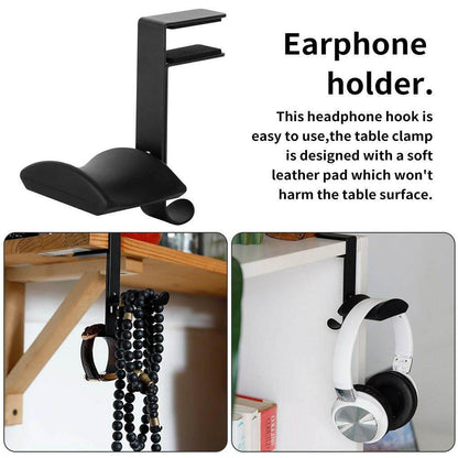 Austrige Universal Desk Mount Hanger Clip Headphone Holder