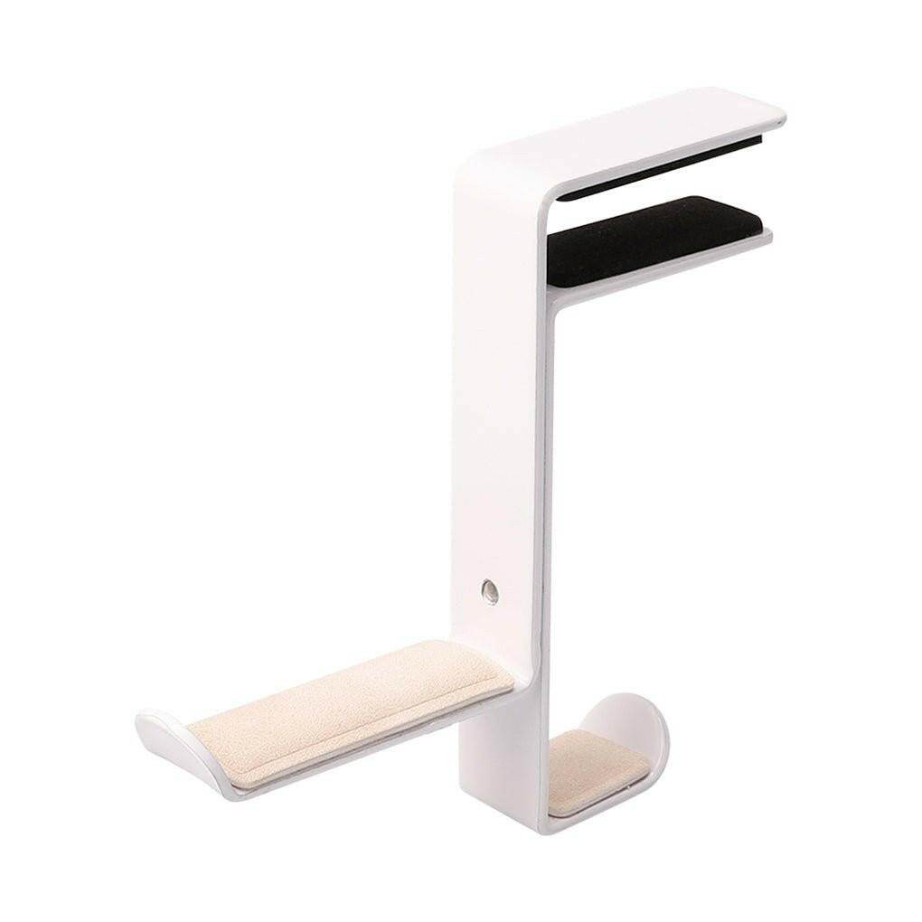 Austrige Universal Desk Mount Hanger Clip White Headphone Holder