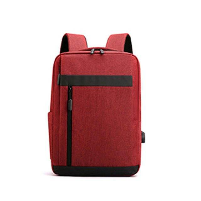 Austrige USB Charging Business Laptop Backpack Red / 29x10x41cm