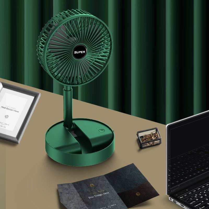 Usb Charging Folding Telescopic Small Fan - Austrige™