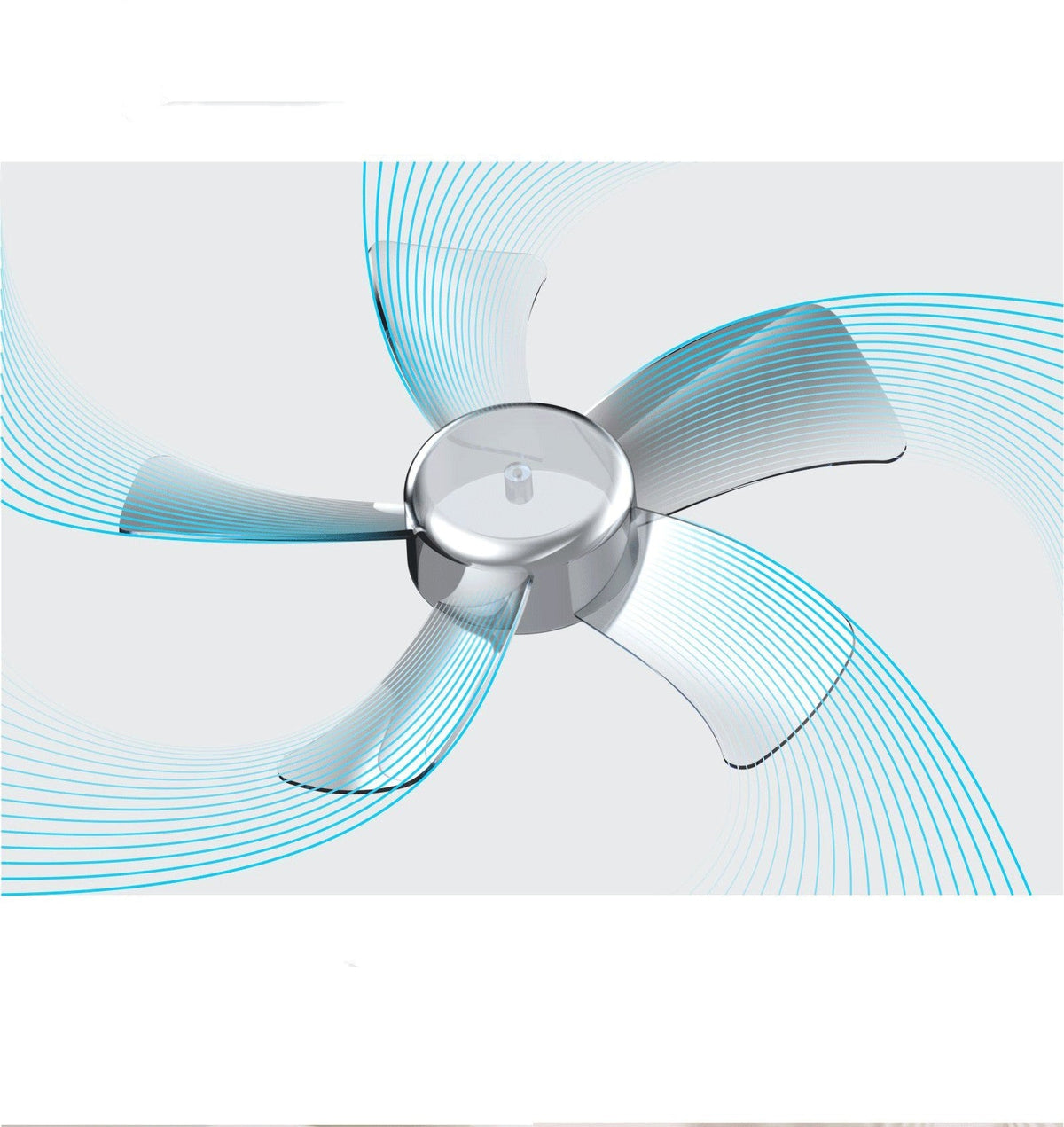Austrige USB Mute Desk Fan - Quiet Airflow White / 242x118x263mm Fans