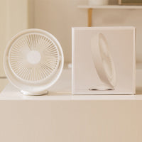 Austrige USB Mute Desk Fan - Quiet Airflow White / 242x118x263mm Fans