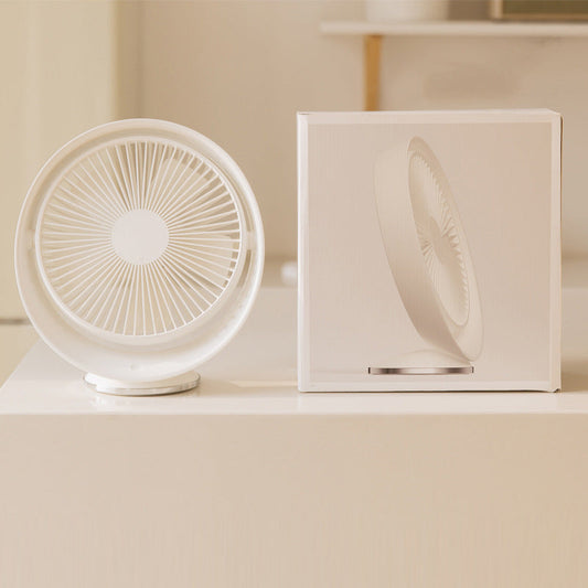 Austrige USB Mute Desk Fan - Quiet Airflow White / 242x118x263mm Fans