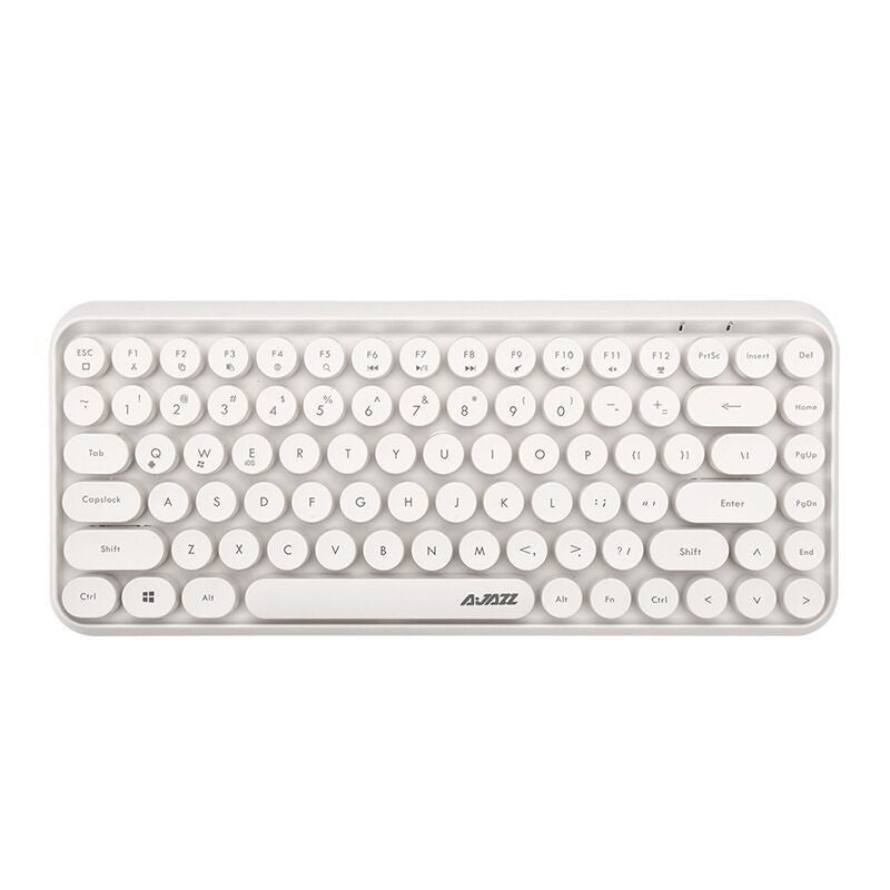 Austrige Wireless Bluetooth Keyboard - Stylish White Keyboards