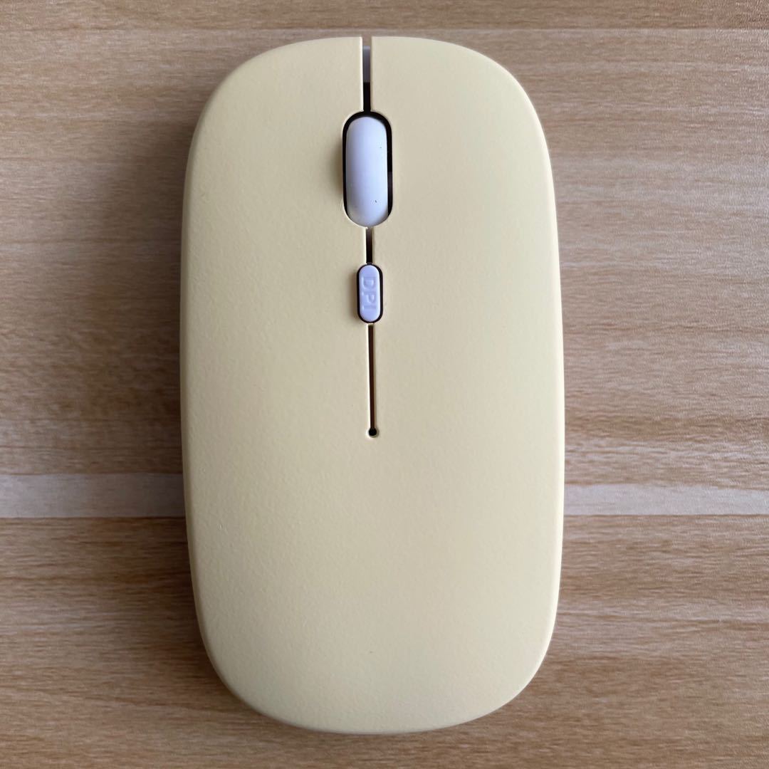 Mouse Dual-mode Charging Wireless Yellow / USB