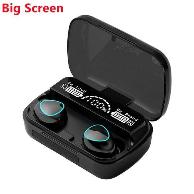 Austrige Wireless Earbuds - Deep Focus Audio Black / Big Screen Technology
