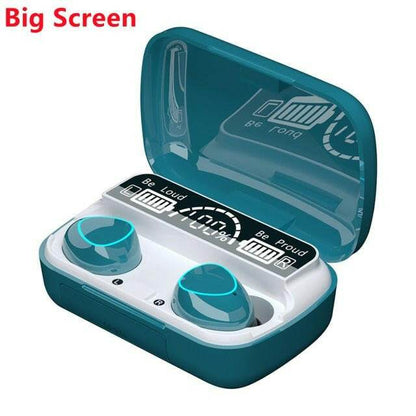 Austrige Wireless Earbuds - Deep Focus Audio Green / Big Screen Technology