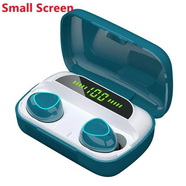 Austrige Wireless Earbuds - Deep Focus Audio Green / Small Screen Technology
