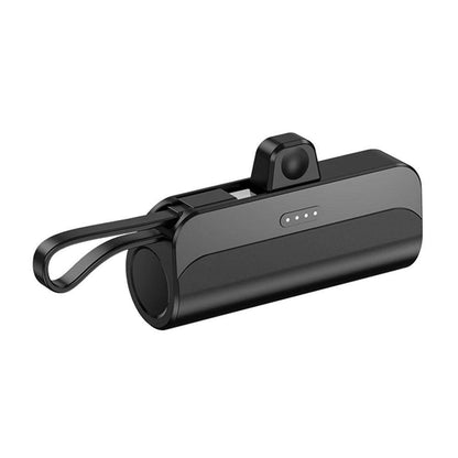 Austrige ZipCharger Power Bank - Portable USB Black for iPhone Capsule