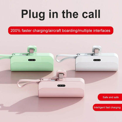 Austrige ZipCharger Power Bank - Portable USB Capsule