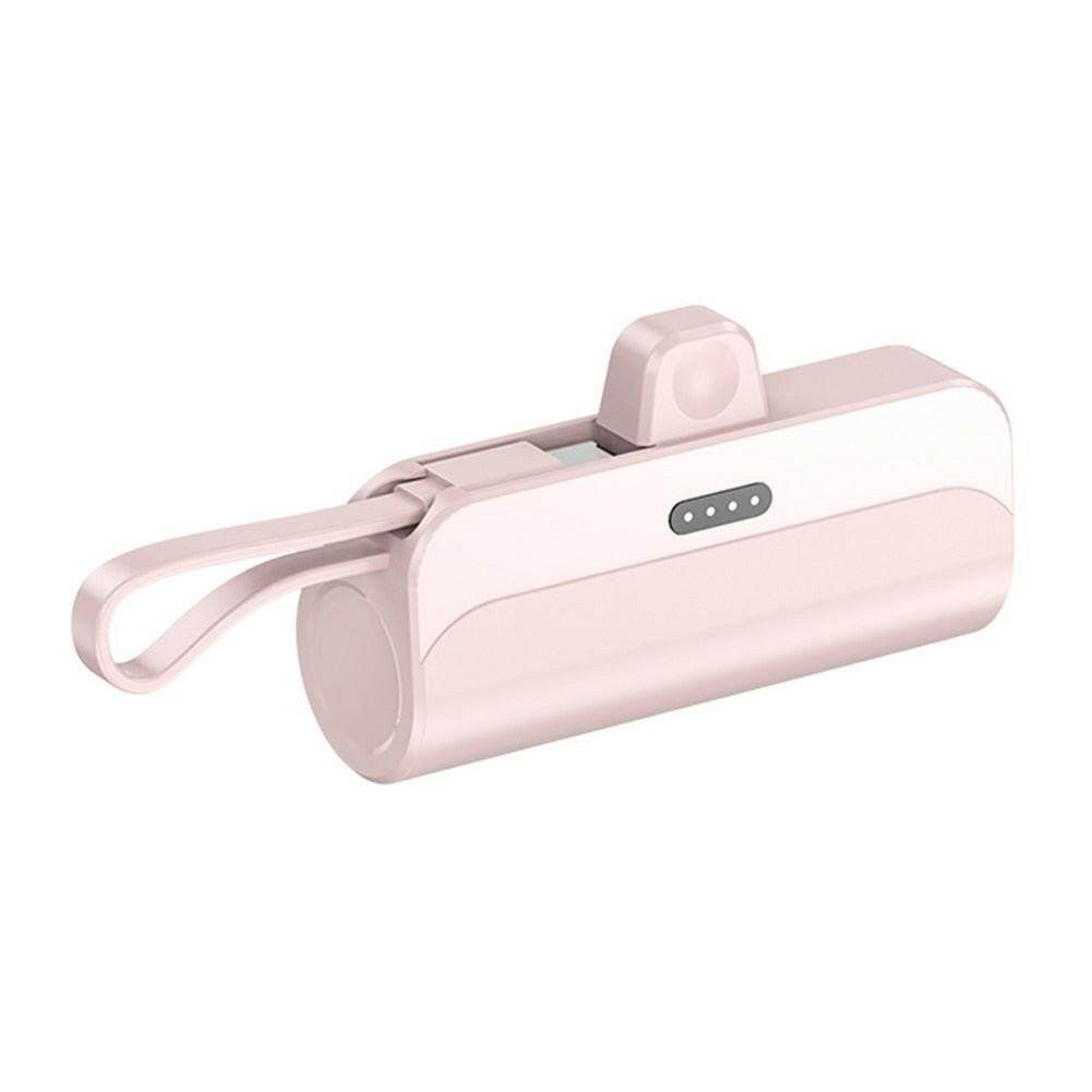 Austrige ZipCharger Power Bank - Portable USB Pink Type-C Capsule