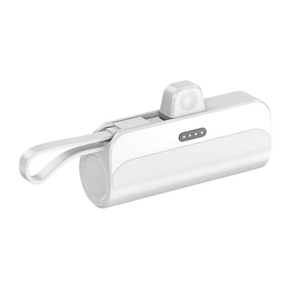 Austrige ZipCharger Power Bank - Portable USB White Type-C Capsule
