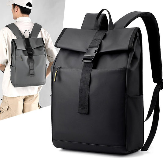 Sac à dos décontracté et tendance pour hommes et femmes, nouveau sac à dos pour ordinateur portable, tissu Oxford, imperméable, pour voyage de courte distance, noir