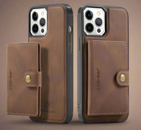 Luxury Magnetic Safe Leather Case For iPhone