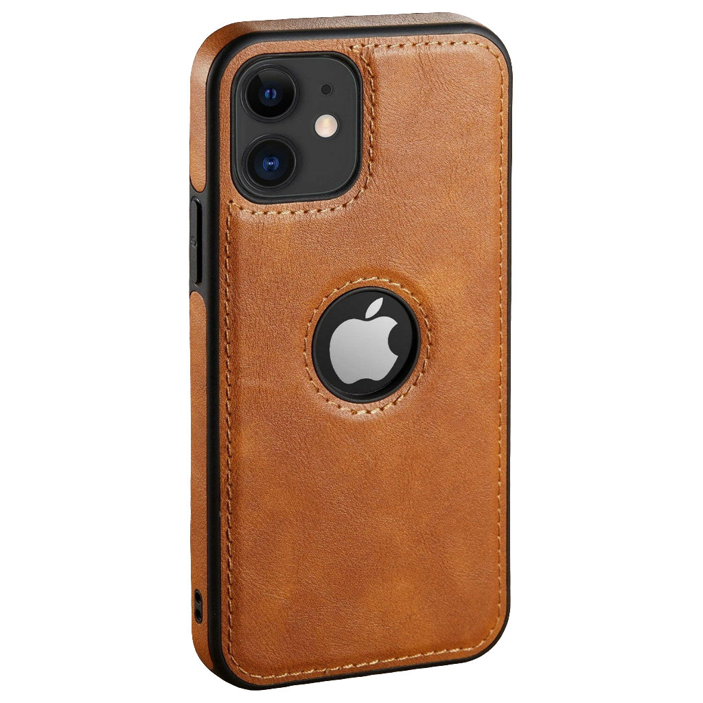 Étui de téléphone en cuir PU de luxe, coque arrière fine et souple