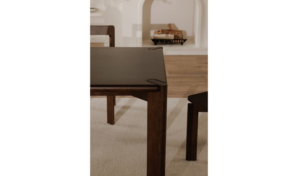 Daifuku Small Dining Table Brown