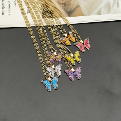 Butterfly Pendant Necklace | Austrige