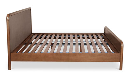 Rye King Bed Warm Brown