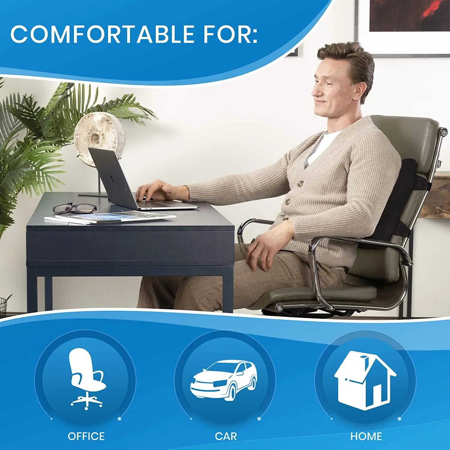 Lumbar Support Pillow Automotive Waist Cushion