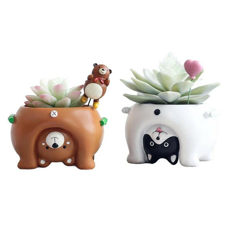 Cartoon Animal Flower Pots | Home decor