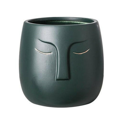 Ceramic Face Living Room Vase | Austrige