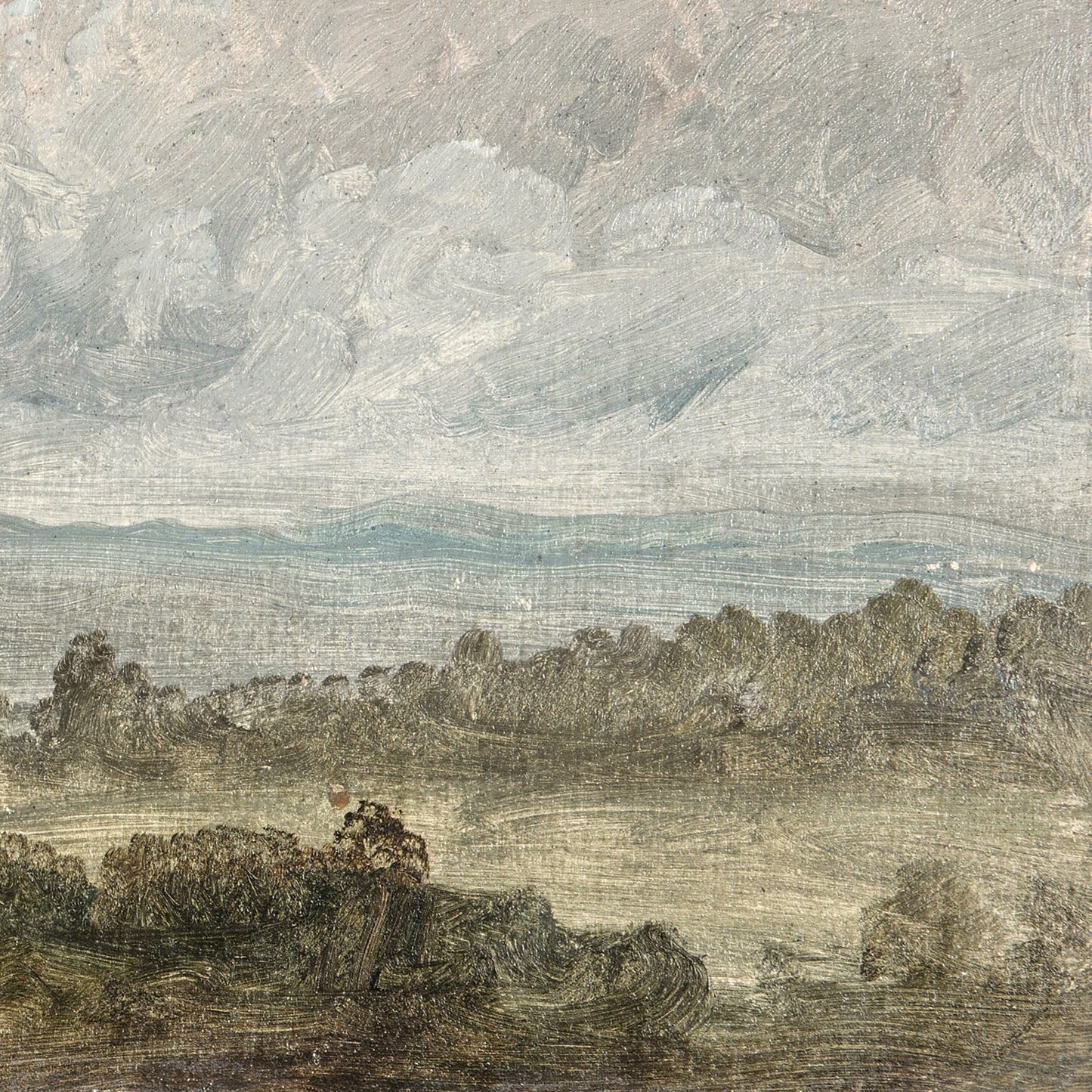 Hudson River School – Clouds, Hudson Valley C. 1870