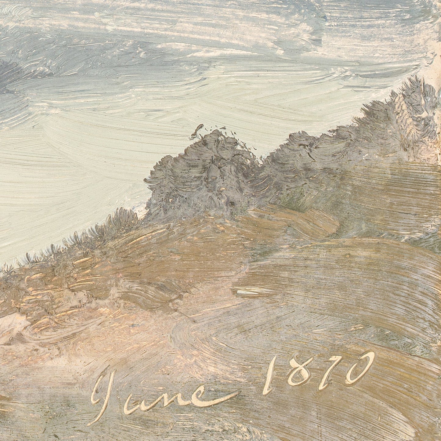 Hudson River School – Clouds Over Church’s Farm C. 1870