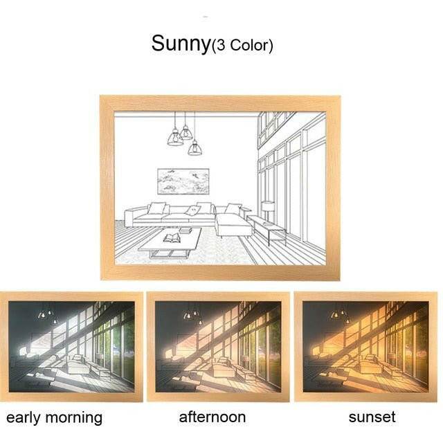 Creative Painting Desk Night Light - Austrige™