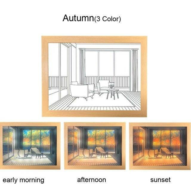 Creative Painting Desk Night Light - Austrige™