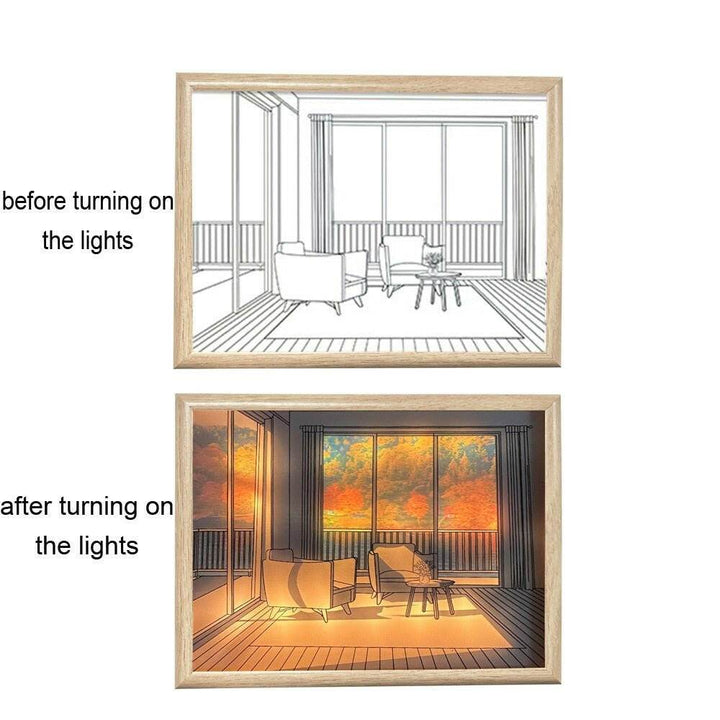 Creative Painting Desk Night Light - Austrige™