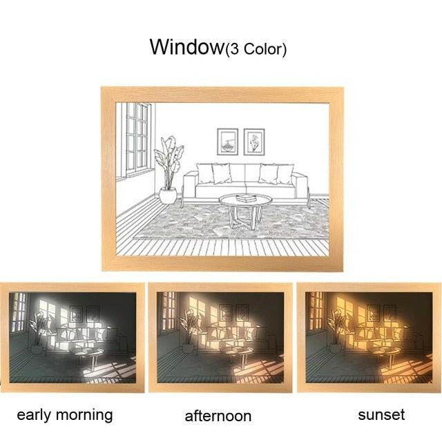 Creative Painting Desk Night Light - Austrige™