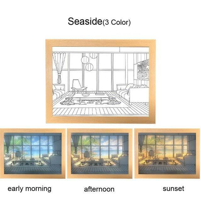 Creative Painting Desk Night Light - Austrige™