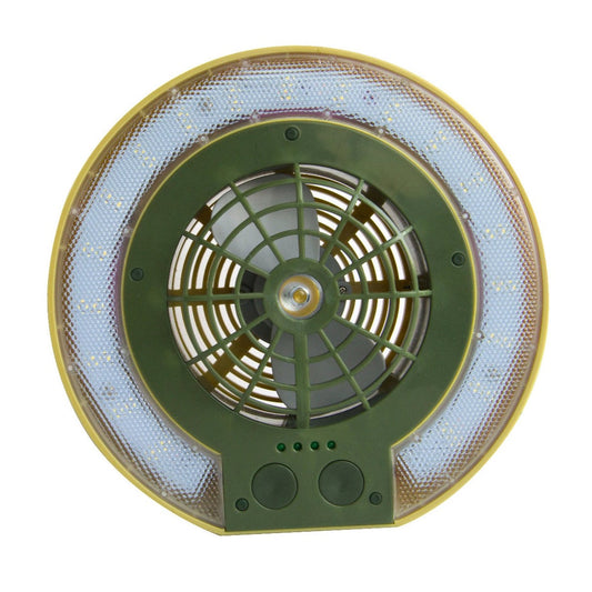 TRU De-LIGHT LiteBreeze LED Multi-Use Multipurpose Disc Fan / Light For Work / Play - Indoor / Outdoor