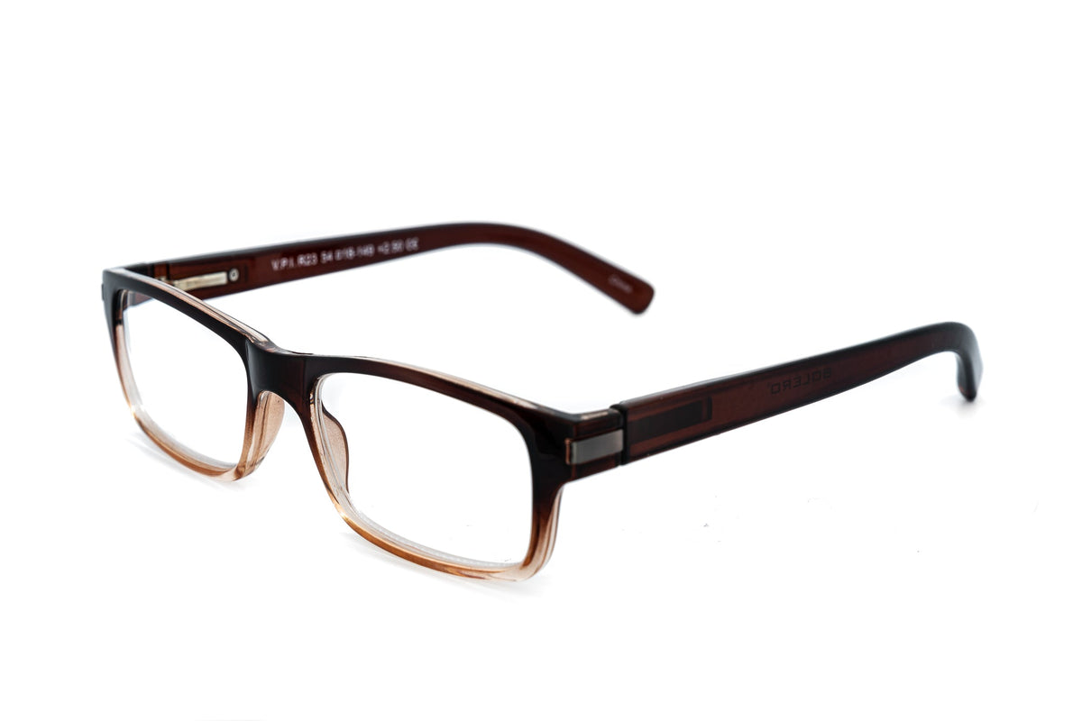 Emeric – Rectangular Reading Glasses | Bolero Eyewear 1.5 / Brown