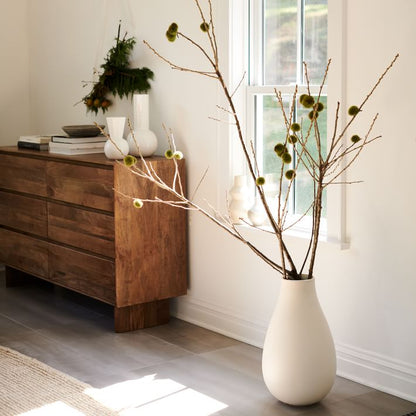 Oversized White Vase Collection