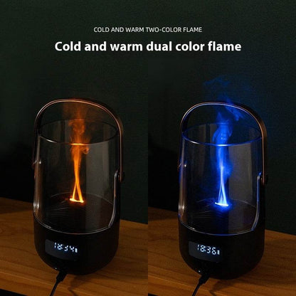 Flame Aroma Diffuser & Ultrasonic USB Humidifier | 200ml 20dB J190 Black / TypeC Humidifiers