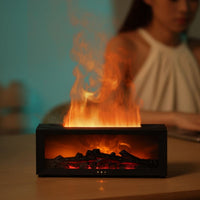 Fireplace Simulation Flame Aromatherapy Machine Diffuser