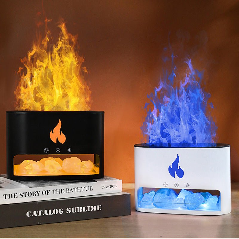 Flame Humidifier & Crystal Salt Diffuser Cloud 3color / USB Humidifiers