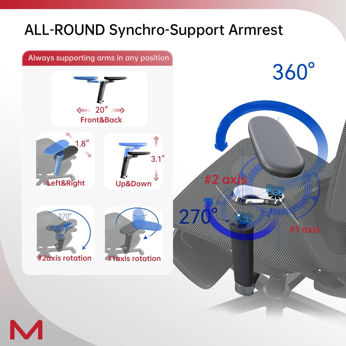 High-Back Ergonomic Office Chair | Adaptive Lumbar 3D Headrest Retractable Footrest Black Home Chairs