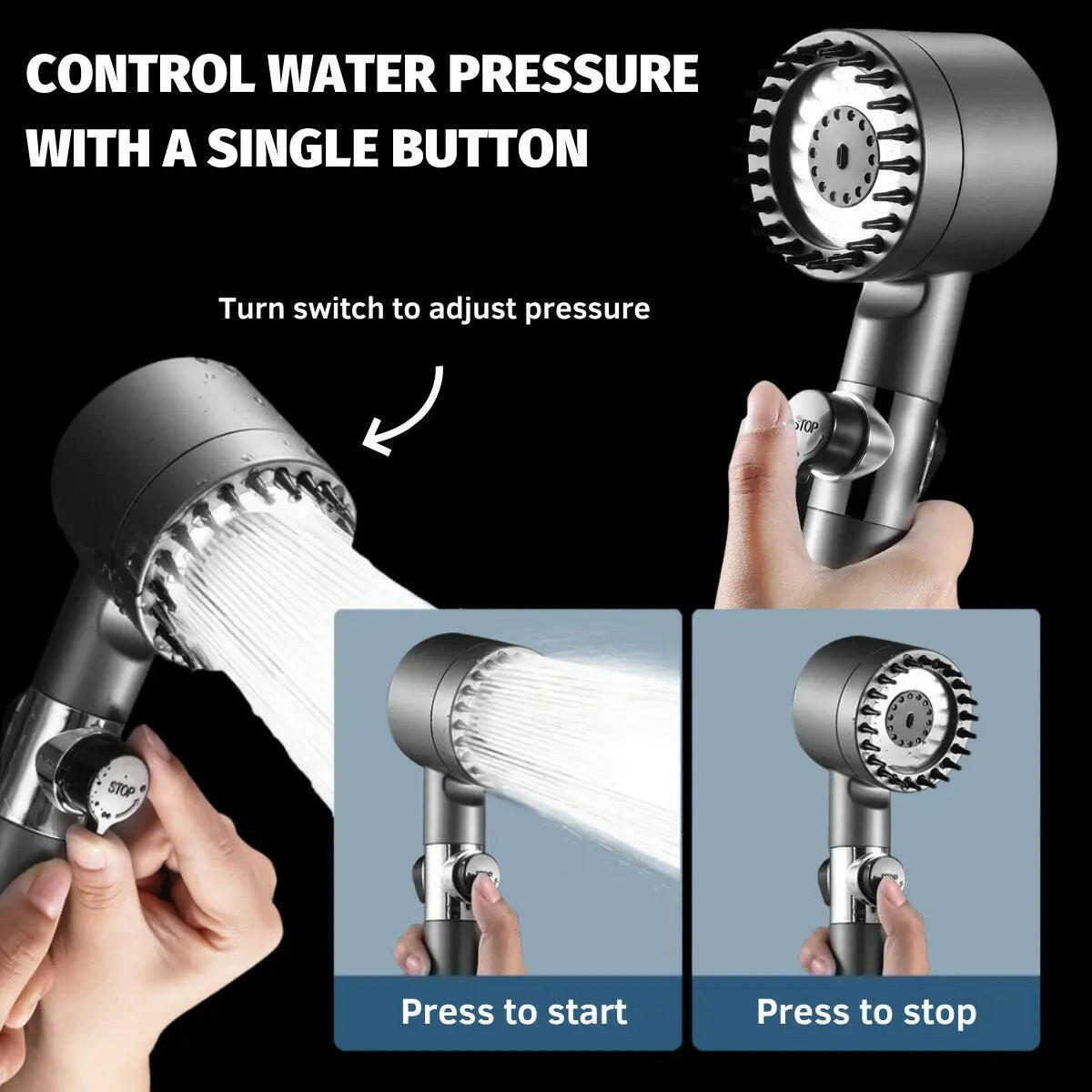 High Pressure Filtered Shower Head | Austrige