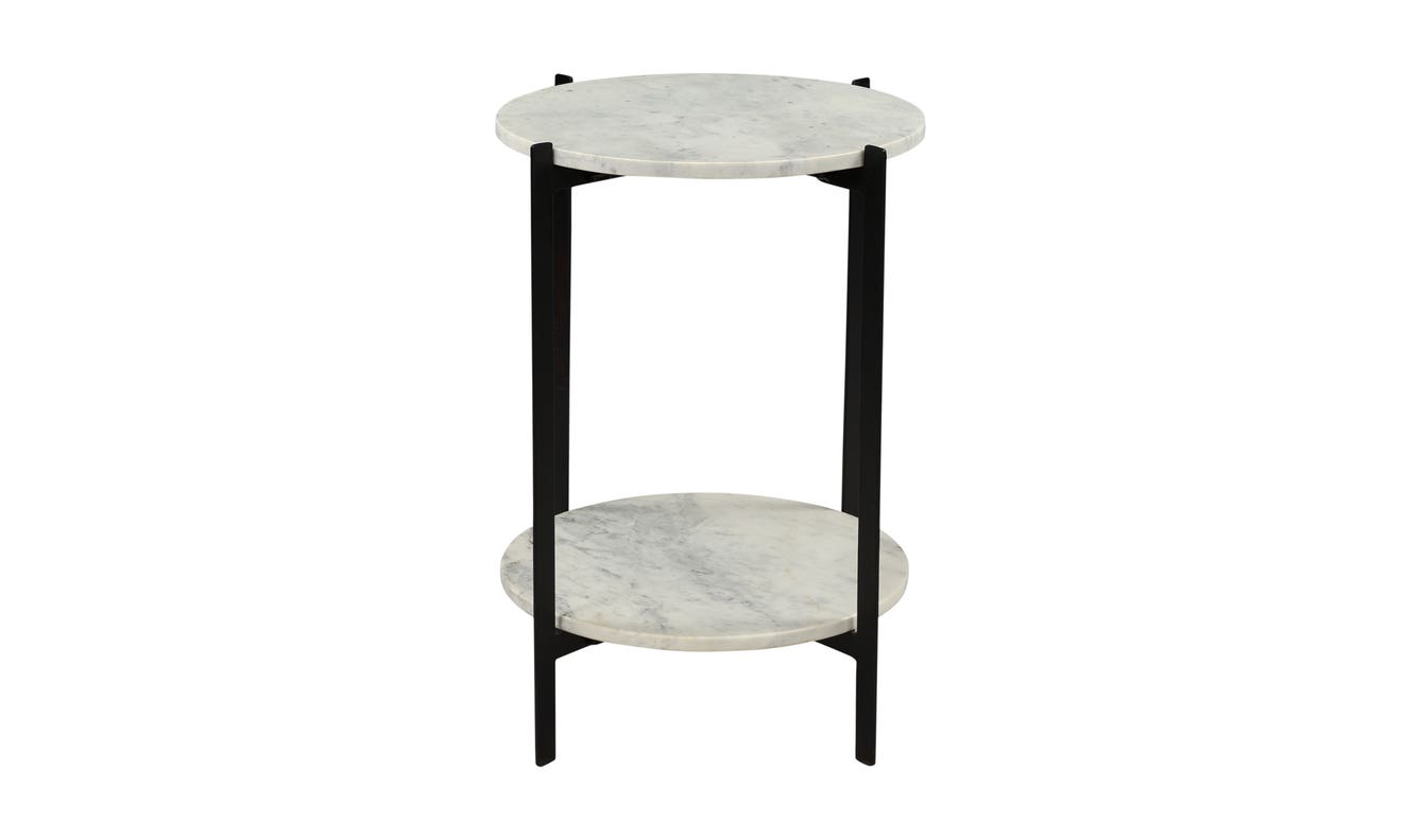 Melanie Accent Table White