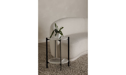 Melanie Accent Table White