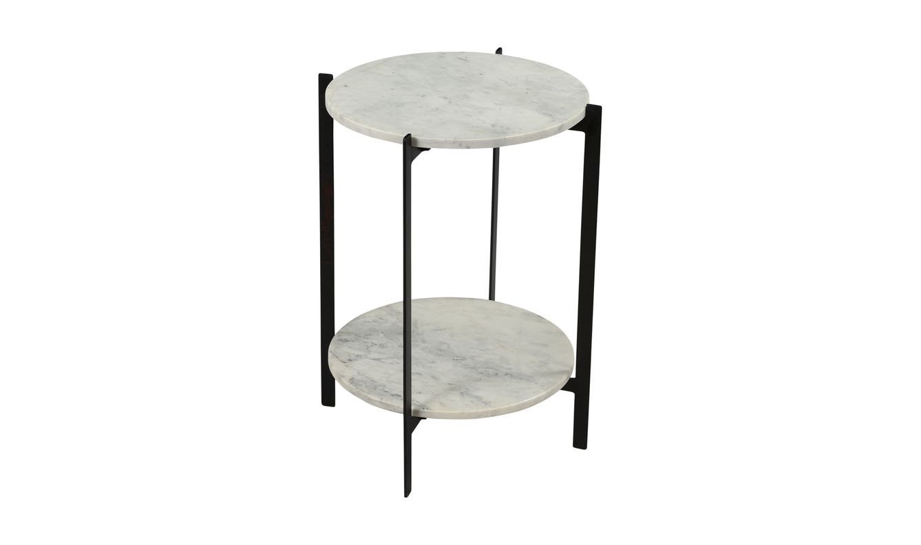 Melanie Accent Table White