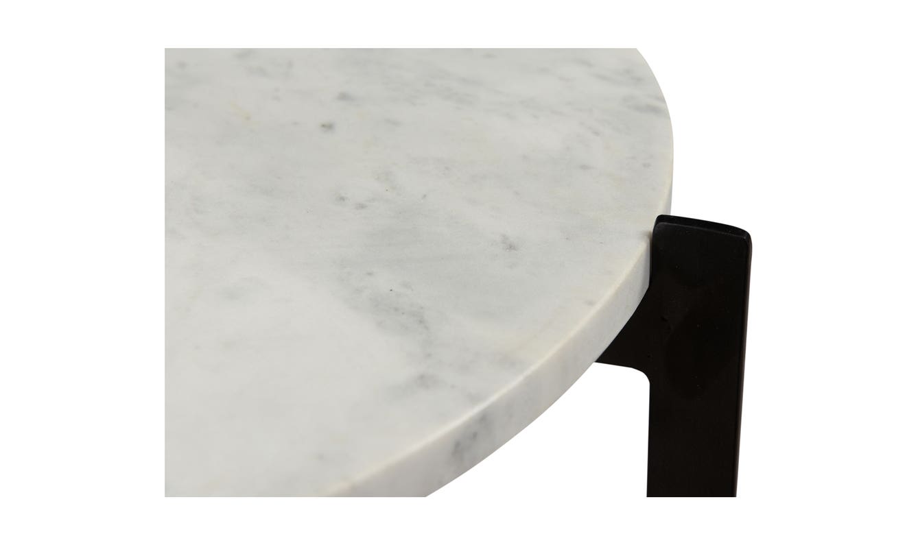 Melanie Accent Table White