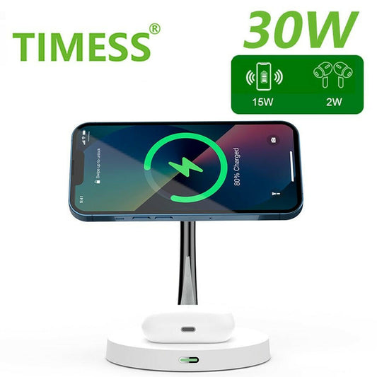 iPhone Magnetic Wireless Charger Station Dock | Technology | Charger | Austrige