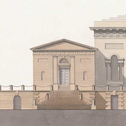 Italian Villa Facade lll, C. 1838