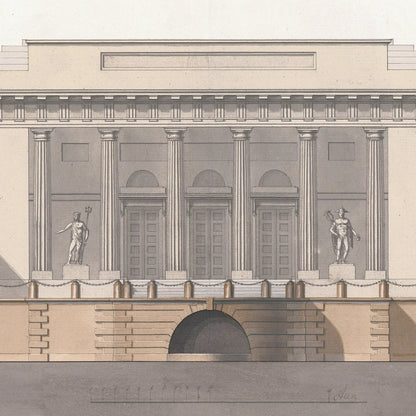 Italian Villa Facade lll, C. 1838