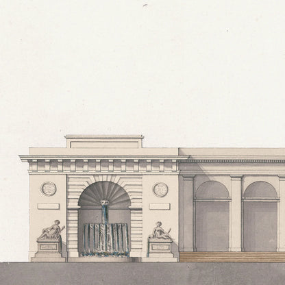 Italian Villa Facade lV, C. 1838