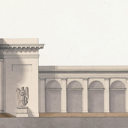 Italian Villa Facade lV, C. 1838