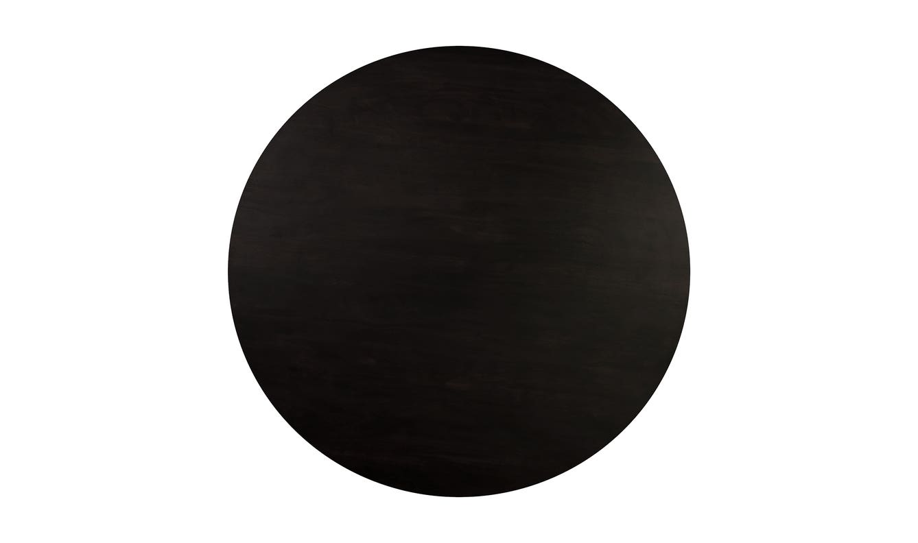 Povera 圓形餐桌 黑色